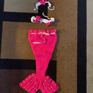 Mermaid tail blanket